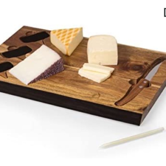 TOSCANA Cutting Board and Cheese Tools Set - Picture 7 of 16